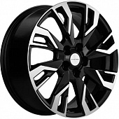 Khomen KHW 1809 7x18 5*108 ET33 DIA60.1 Black Литой