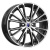K&K Меандр 6x16 4*100 ET41 DIA60.1 Алмаз черный SK Литой