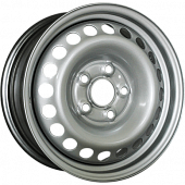 ТЗСК Renault Sandero Stepway 6.5x16 4*100 ET37 DIA60.1 Silver Штампованный