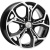 Khomen KHW 1702 7x17 5*108 ET50 DIA63.3 Black-FP Литой