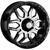 LS 1285 7.5x17 6*139.7 ET38 DIA67.1 BKF Литой