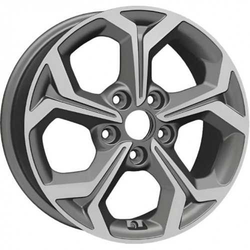 Khomen KHW 1606 6.5x16 5*114.3 ET46 DIA67.1 Gray-FP Литой